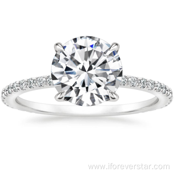 14K White Gold Wedding Rings Engagement Ring